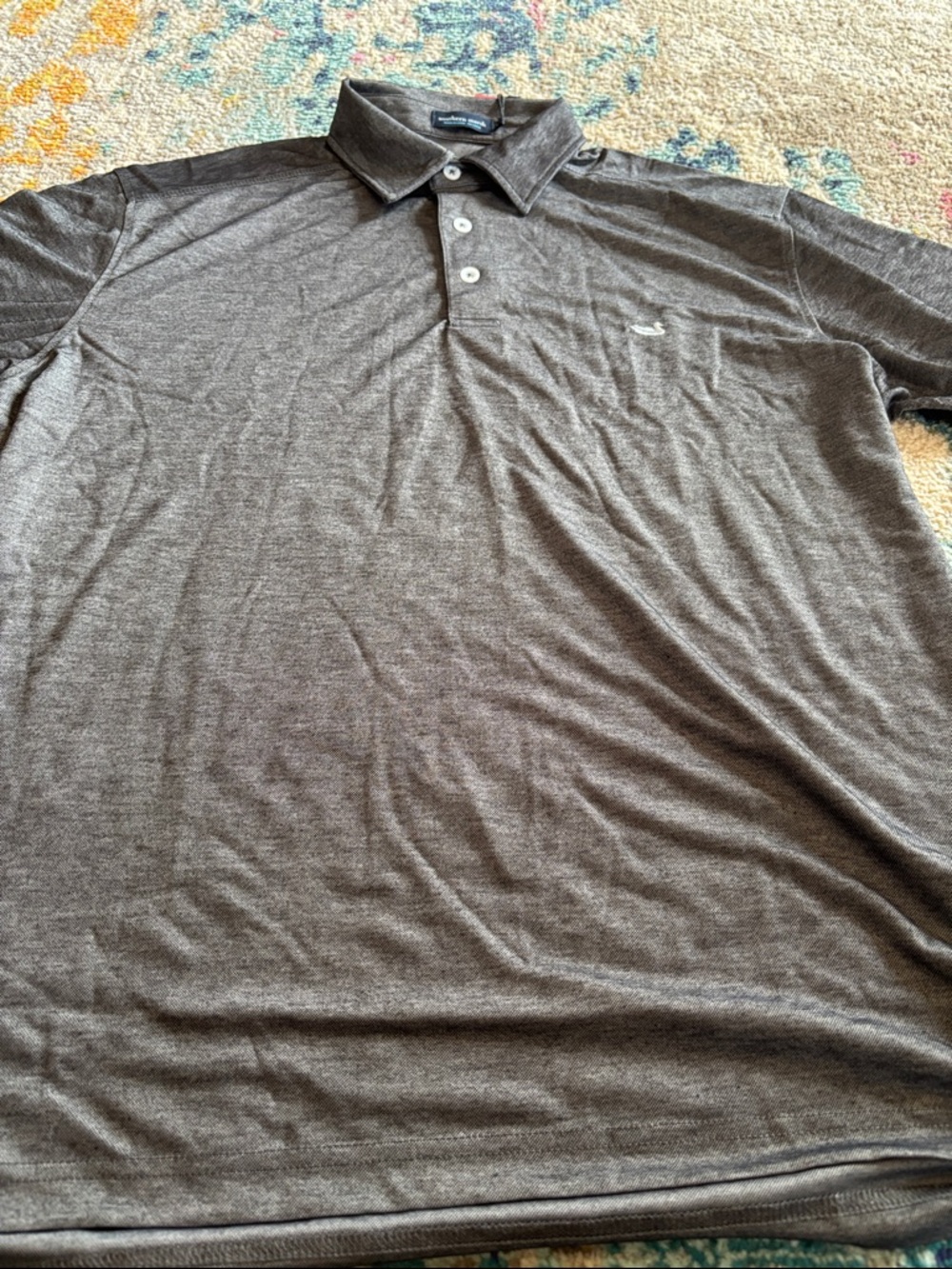 Southern Marsh Men's Black Polo with Subtle Logo NWT